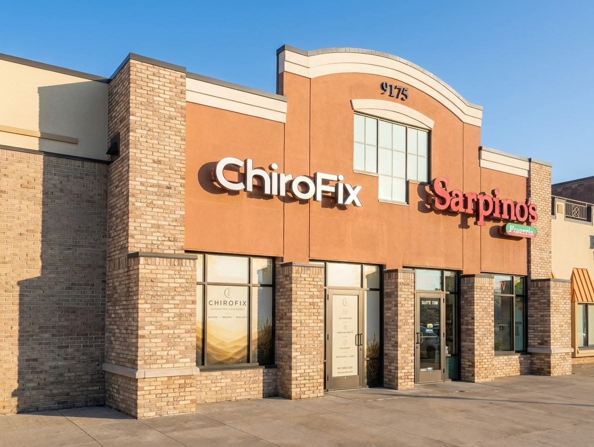 ChiroFix storefront at 9175 Quaday Ave NE in Otsego, Minnesota